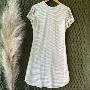 Banana Republic Ivory Crochet Mini Dress